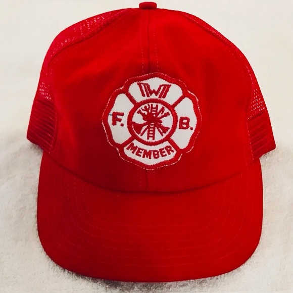 Reynold's Fire Fighter Member Adjustable L-XL Red Ball Cap - Picture 14 of 14